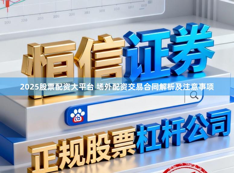 2025股票配资大平台 场外配资交易合同解析及注意事项
