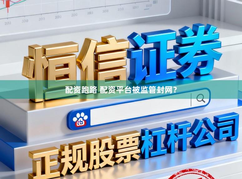 配资跑路 配资平台被监管封网？